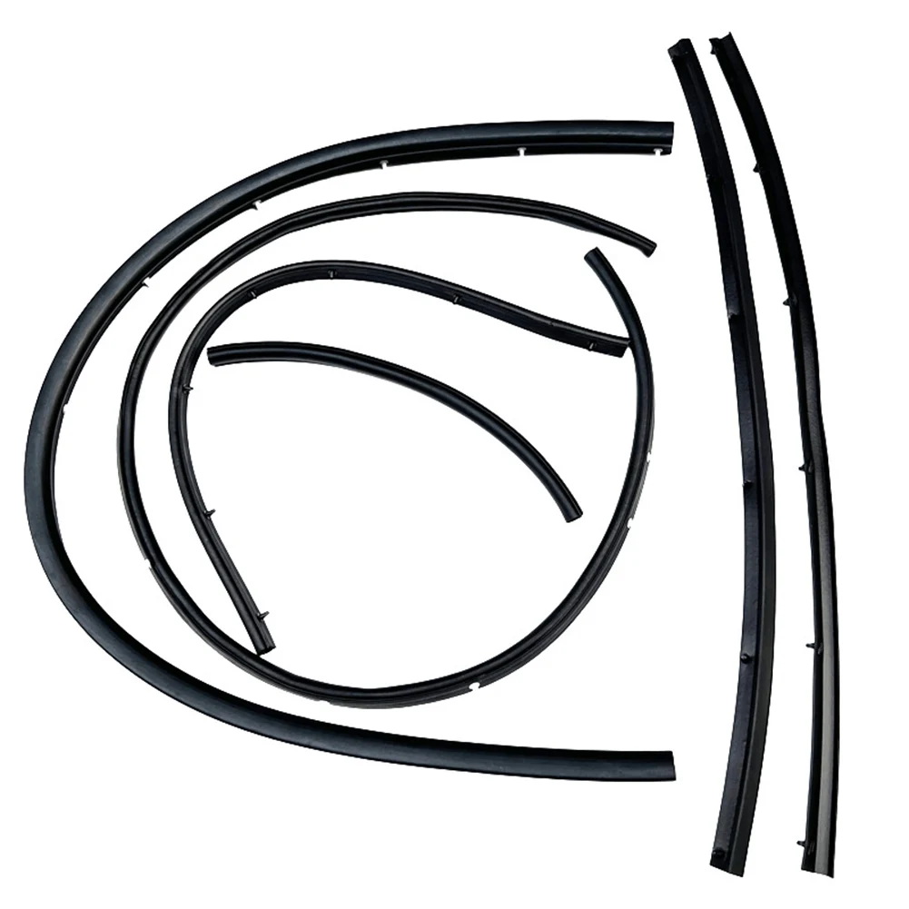 

6pc Front Hood Weather Strip Seal Replacement for Mitsubishi For Pajero For Montero V93 V97 OEM 5902A017 5902A015