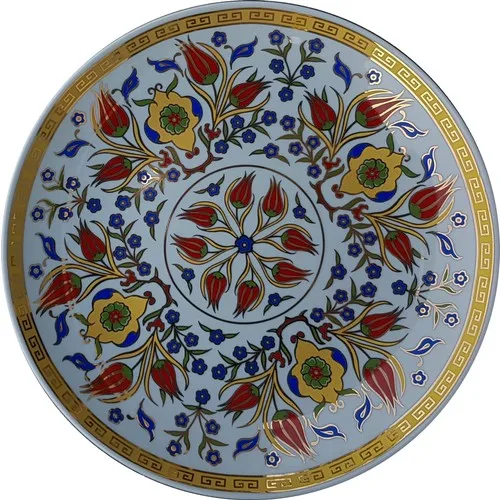 Armada tile prt 84 giled iznik rumiパターン磁器プレート25 cm