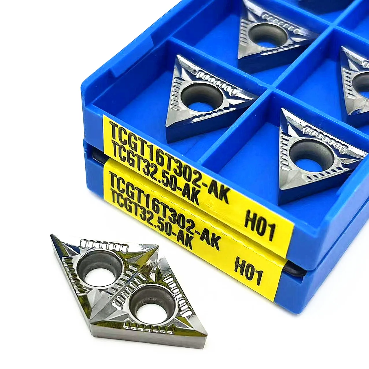 TCGT16T302 AK H01 TCGT16T304 AK H01 TCGT16T308 AK H01 Carbide inserts CNC lathe tool Cutting insert Aluminum tool Turning blades