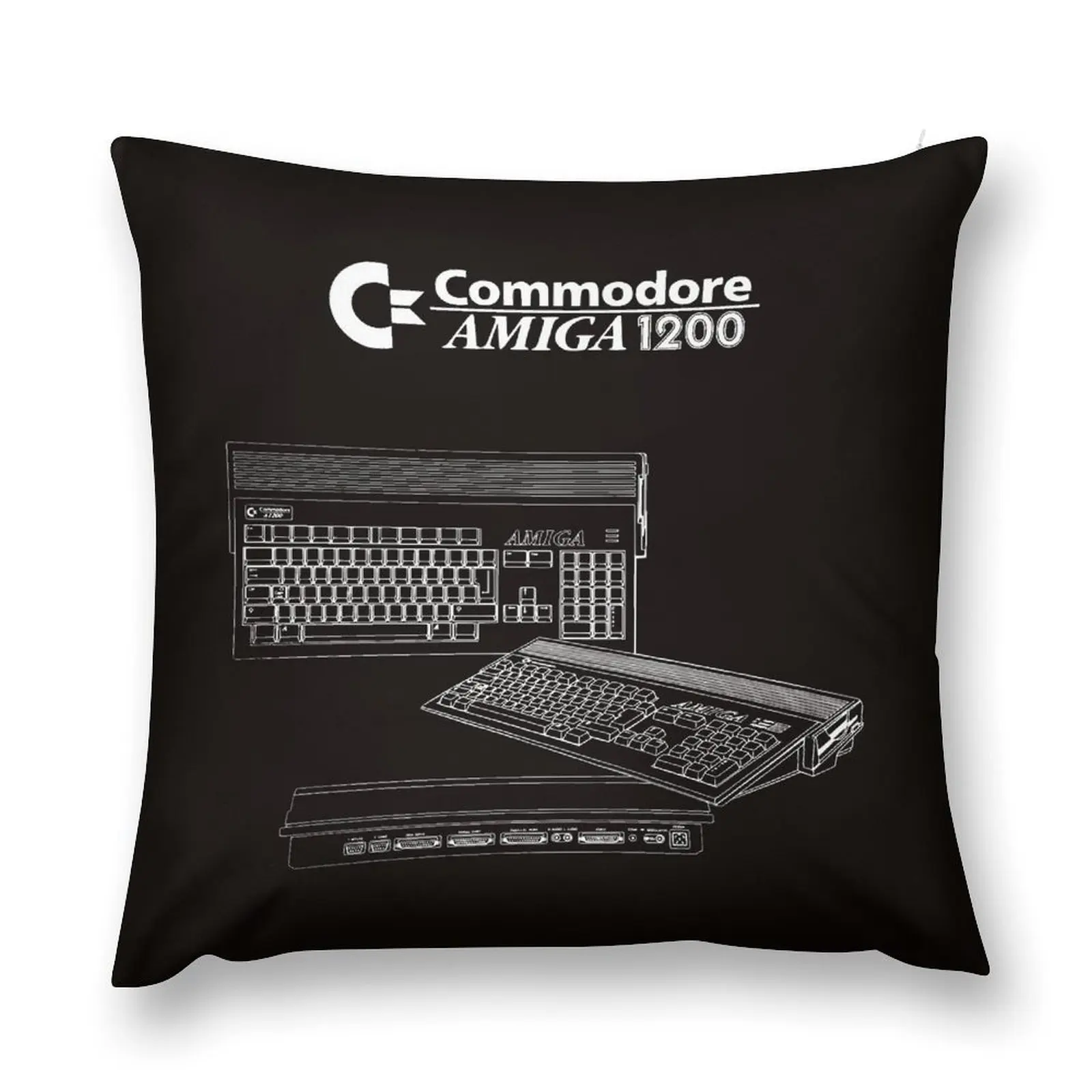 Commodore Amiga 1200 Throw Pillow Christmas Pillow Decorative Cushions For Living Room Embroidered Cushion Cover pillow