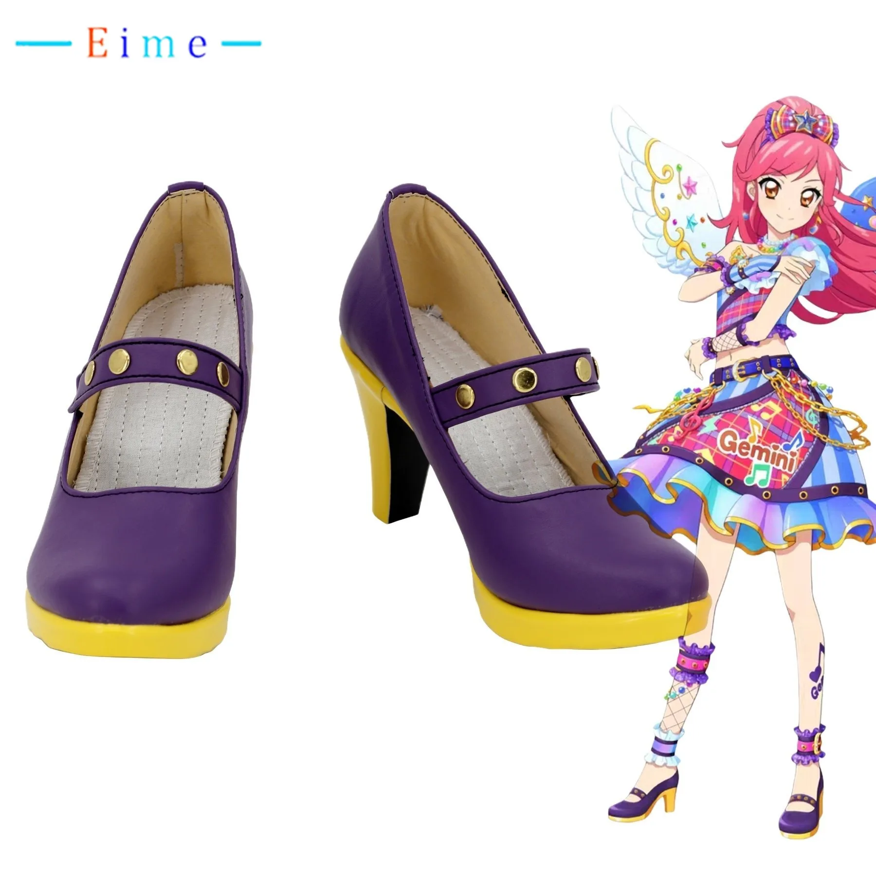 

Otoshiro Seira Cosplay Shoes Anime Cosplay Props PU Leather Shoes High Heels Halloween Carnival Boots Custom Made