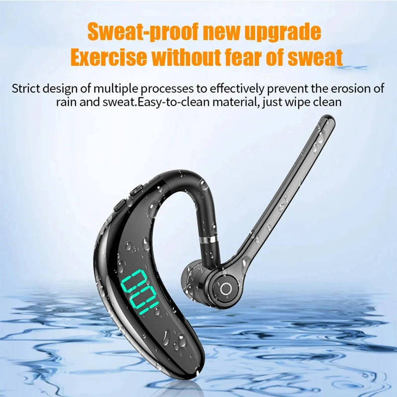 Wireless Bluetooth Headphones With Microphone Earphones Handsfree Noise Canceling Headset For Talking Business Driving Audifonos
