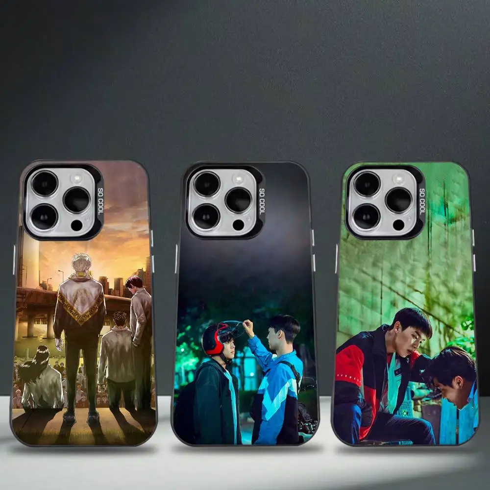 

W-Weak-Hero Class 1 Phone Case For iPhone 16,15,14,13,12,11,8,7,Pro,Max,Plus,Mini,XS,SE Anti Fall Black Matte Hard