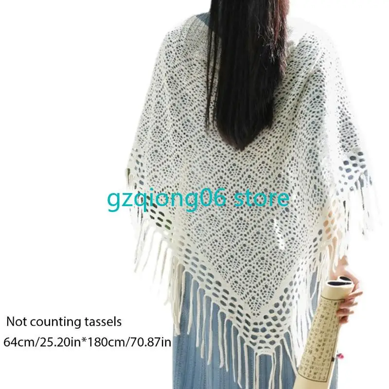 K3NF Bohemian Styles Crochet Shaw