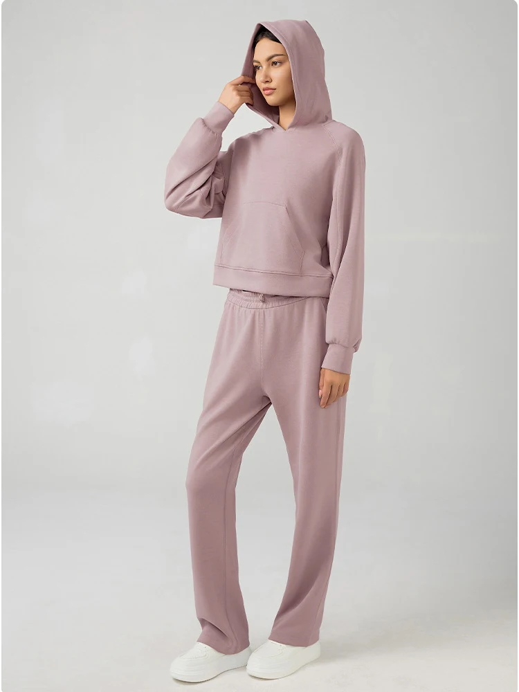 Women's Clothes Autumn Leisure Joker Hooded Sweater Loose Slim Fitness Yoga Clothes Leisure Sport Outdoor Jogging Commuting Top