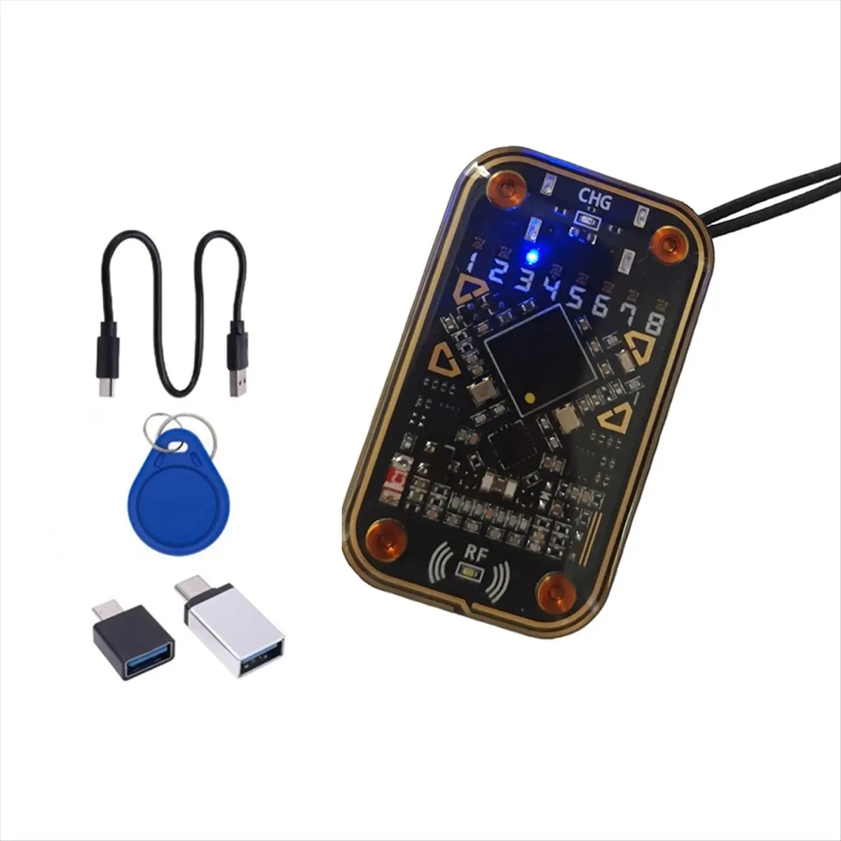 #(Upgraded)Perfect Epoxy Shell Chameleon Ultra Contactless Smartcard Emulator Compliant to NFC Read Writer (Compatible)