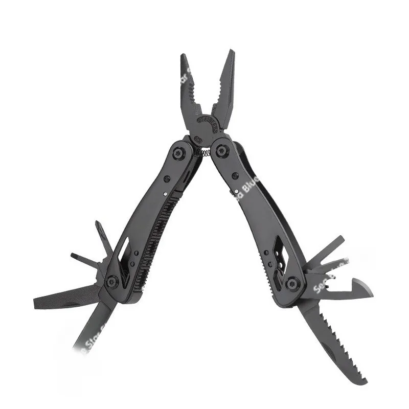 Multifunctional pliers bottle opener combination tool, portable folding repair outdoor camping multifunctional