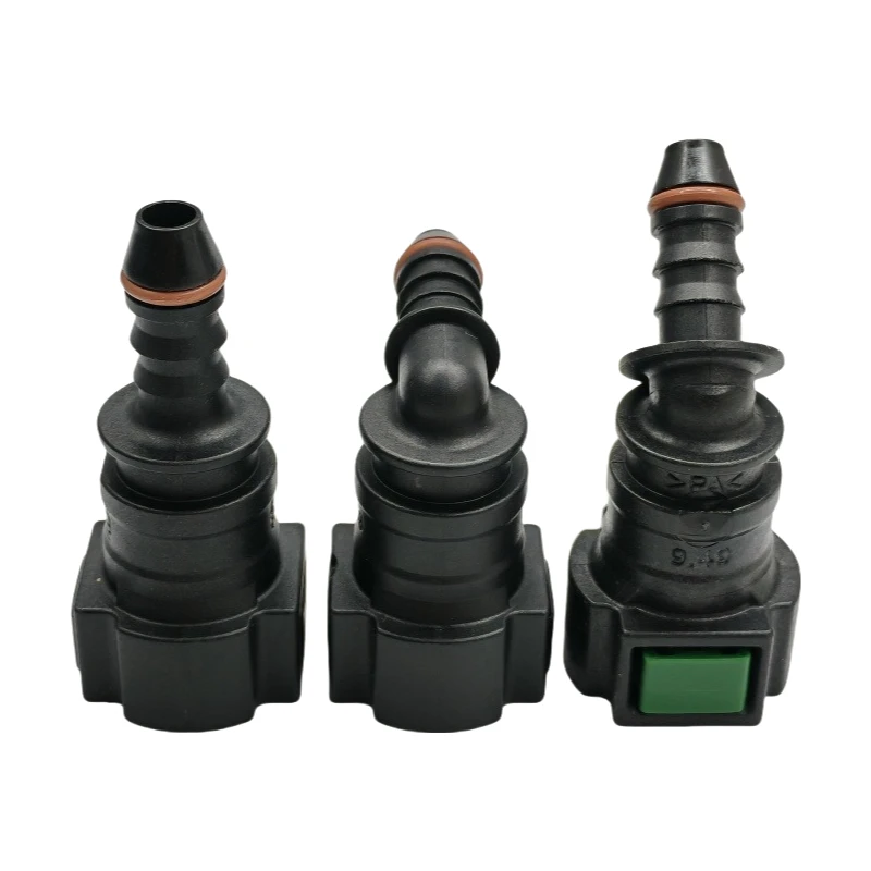 9.49mm 9.49 ID6 SAE 3/8 Fuel pipe joint auto Fuel line quick connector plastic female filter connector 2pcs a lot