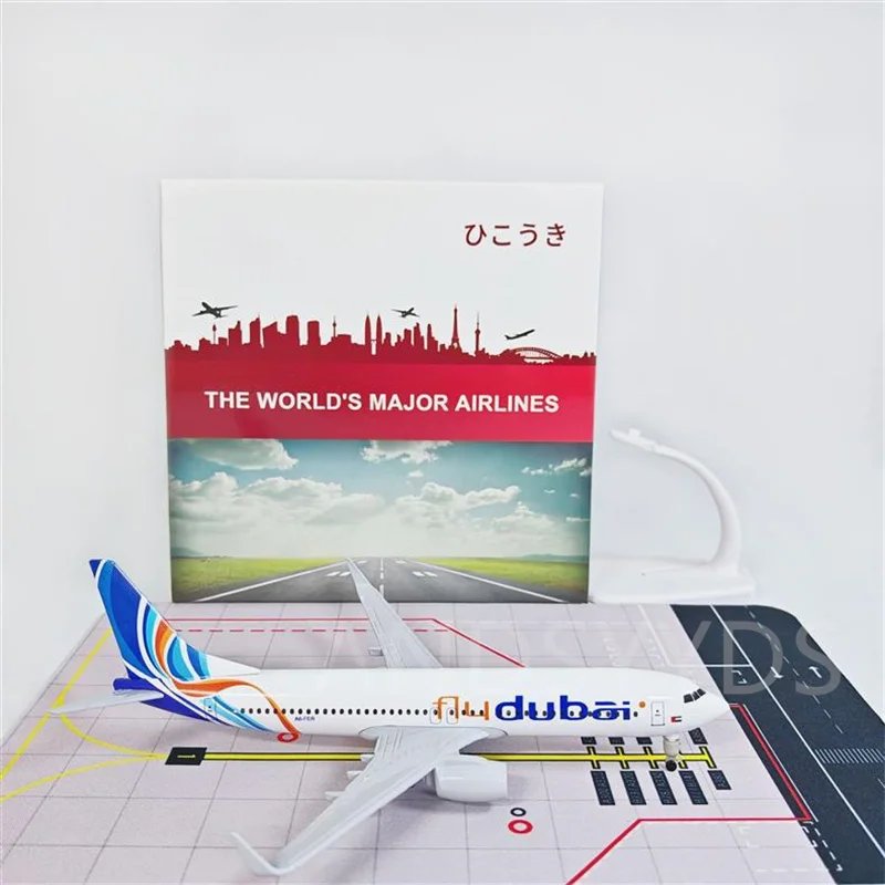 1:400 مقياس الطائرات المعدنية B737 دبي نموذج طائرات الخطوط الجوية 20 سنتيمتر دييكاست طائرة لعب ألعاب أطفال هدايا مصغرة الديكور