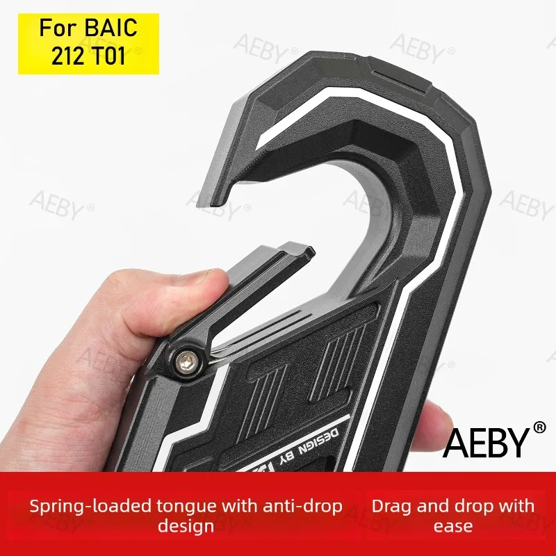 

For BAIC 212 T01 Winch fairlead roller guide,Rope guide hardcore,rope protector,Export rope mouth hook modification,Accessories