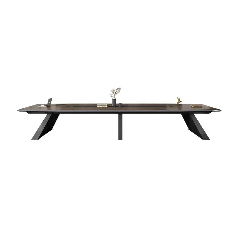 

Simple and modern large conference table, high-end long workbench