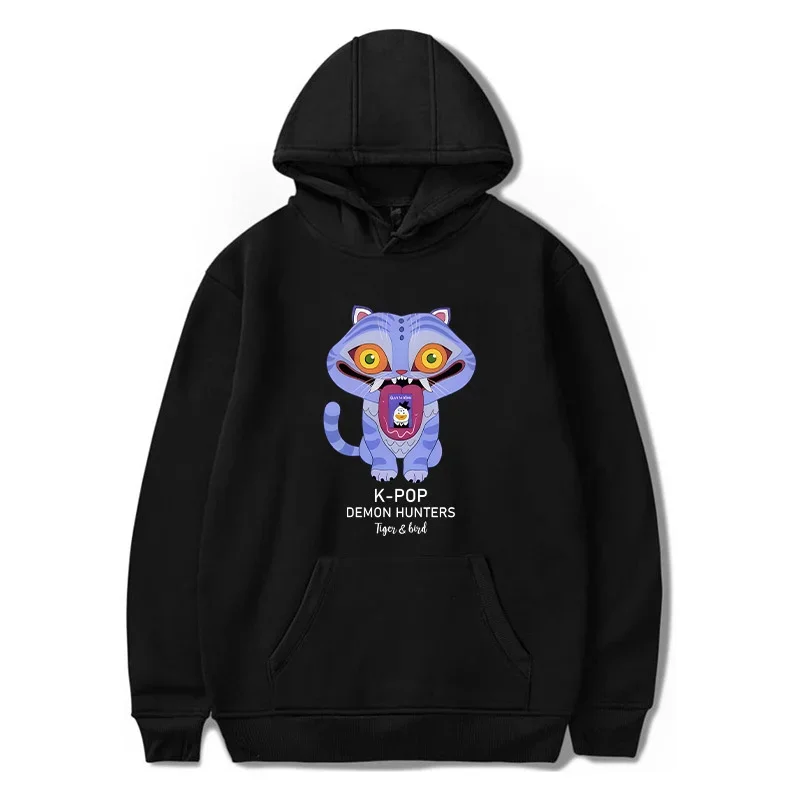 

KPOP Harajuku Cat Sweatshirt Hoodie Girls Summer Korean Y2K Girl Group Peripheral Printed Casual Sports Top Loose Long Tee New