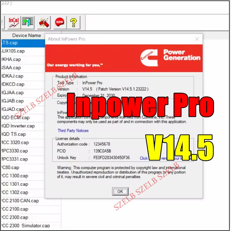 Immagine 5: 2025 Ultimo Cummins Insite 9.2 Pro CAN Bus Heavy-duty + Calterm 5.16 + Inpower Pro V14.5 Installare remoto Software diagnostico del motore