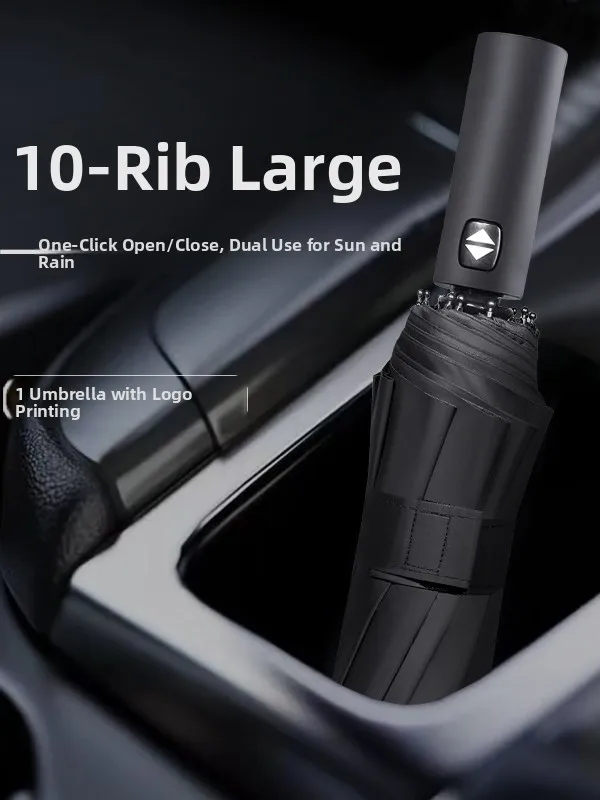 

Автоматический складной зонт с 0 спицами, черным клеевым покрытием, водонепроницаемый, двойного назначения, рекламный зонт с возможностью нанесения логотипа