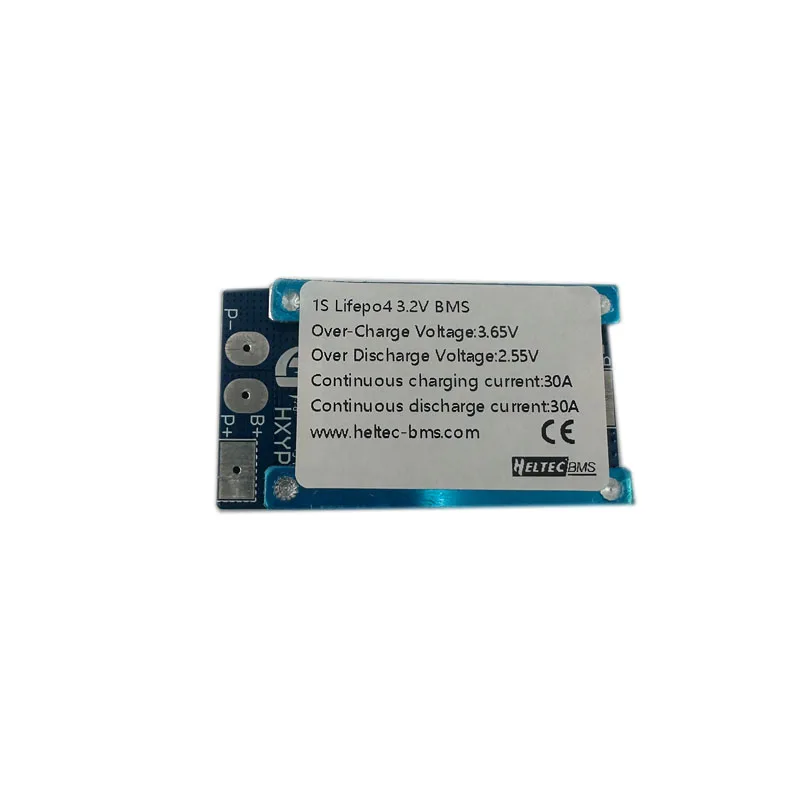 heltec BMS 1S 30A 3.2V 3.7V 18650 Lifepo4 battery bms protection board single cell Over charge/Discharge protection