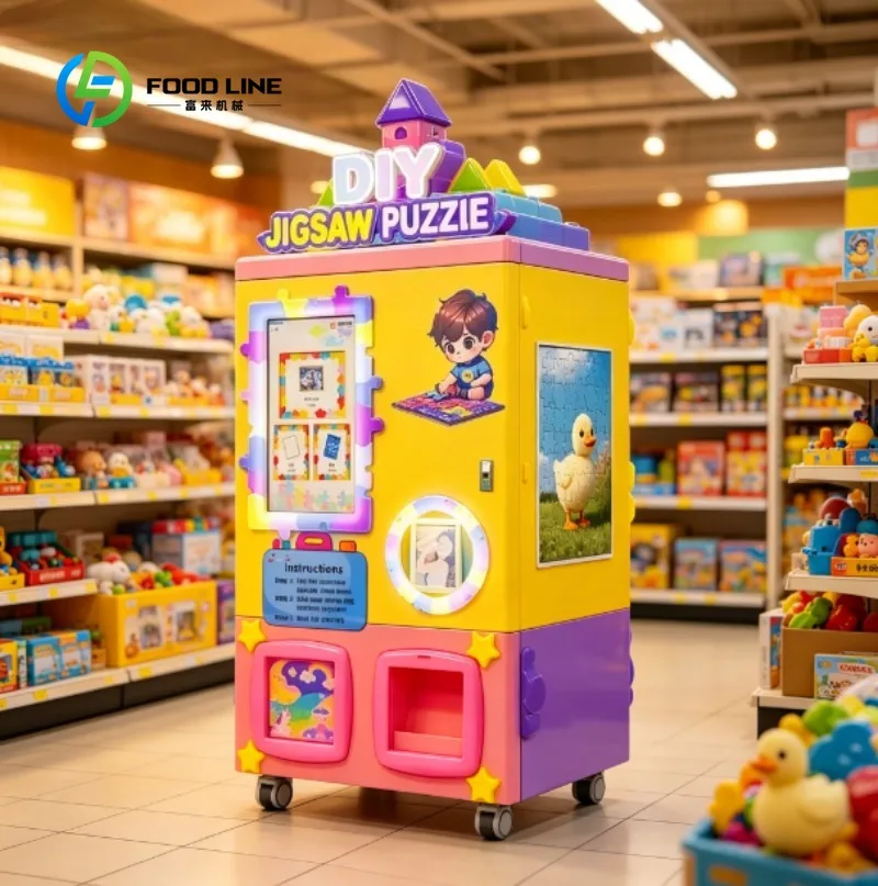 Interactive jigsaw Puzzle Vending Machine, Accepts Various Payments for Malls, Shops, and Entertainment Venues