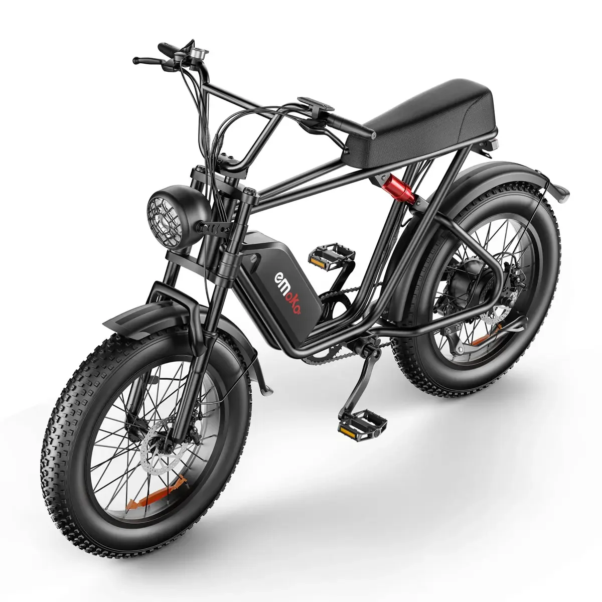 

STLF Direct Manufacturer EMOKO C91 Electric Bike Fat Tyre Off-road Removable Battery PAD Assistant Dual Motor Ebike Mountain Bik