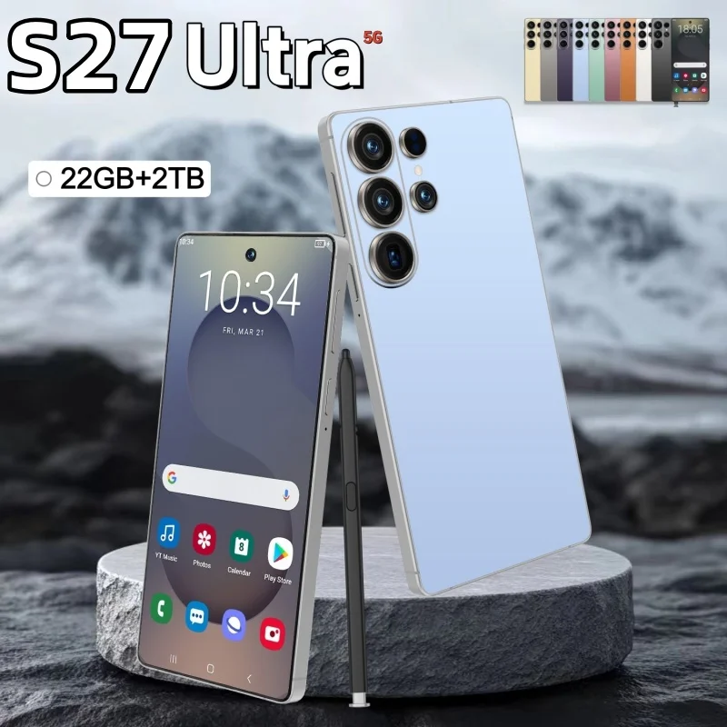 

NEW Original Pad Tablet PC SMS 27 ultra 7.3 inch HD 4K Android 15 22GB+2TB 8000mAh Battery 4G 5G Dual Sim Card WiFi GPS Google
