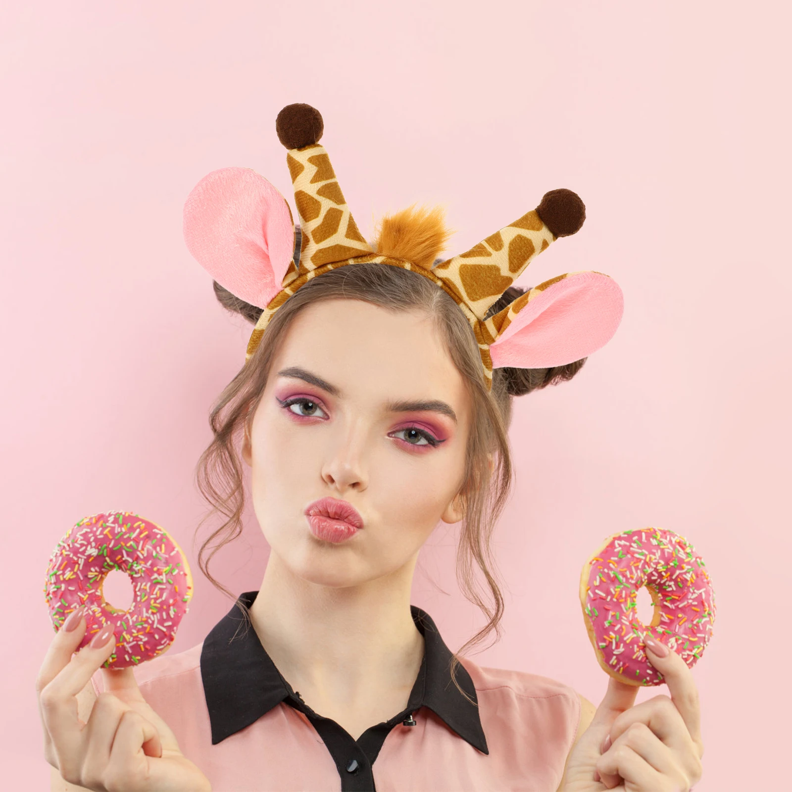 

Furry Animal Ears Cosplay Animal Ear Tail Wrist Ankle Set Cartoon Cosplay Accessories Halloween Party Props