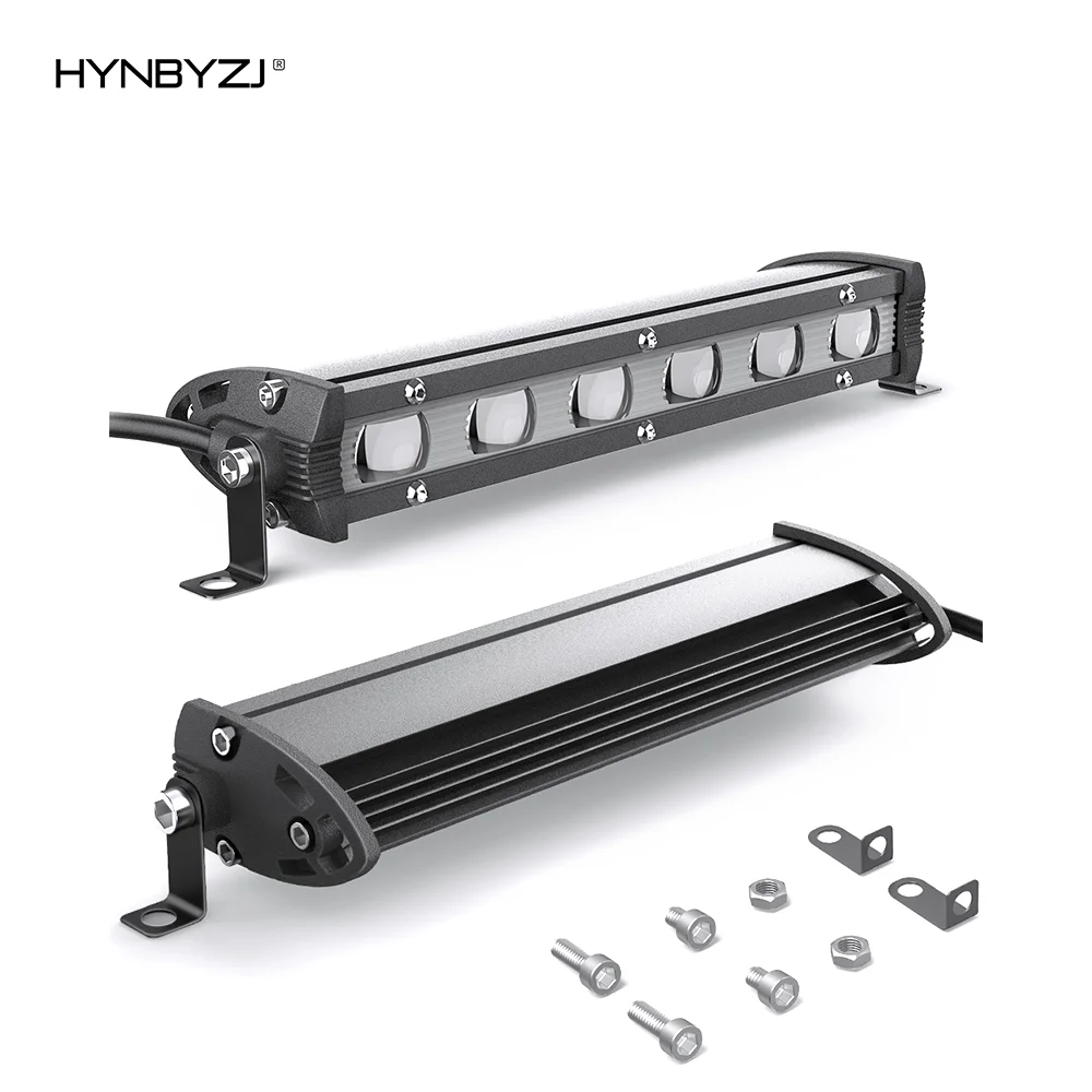 

HYNBYZJ 8inch Work Light Bar 100W Led Light Waterproof 12V 24V Auto Drving Light Car Led Fog Lamp for Atv Utv Offroad Boats