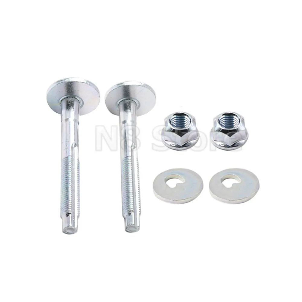 2Set Rear Lower Suspension Toe Alignment Eccentric Bolt Nut Kit Fit For VW Touran Passat Golf Jetta AUDI A1 A3 Q2 Skoda Seat