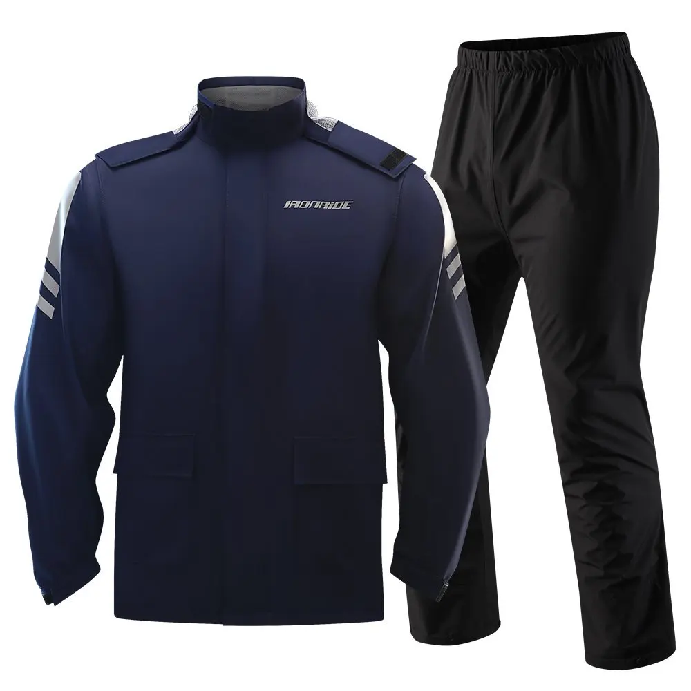 

Водонепроницаемая мотоциклетная куртка, отражающий плащ для езды на мотоцикле, дождевик, мотоциклетный плащ, уличный плащ с капюшоном и рукавами