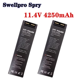 Batteria LiHV 11.4V 4250mah per batteria Swellpro Spry, Spry + Drone batteria ricaricabile per elicottero di alta qualità 11.4V Lipo