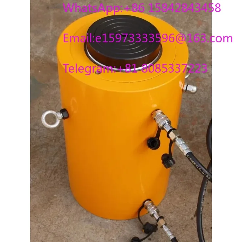 DYG Double Acting Electric Hydraulic Jack 50T 100T Vertical Split Synchronous Heavy Lifting Cylinder