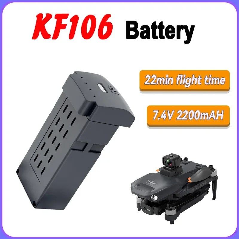 

Original KF106 MAX Drone Battery 7.4V 2200mAh For KF106 Dron Battery Lipo Battery Accessories Parts