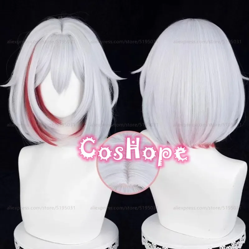 

Topaz cosplay wig 35cm purple silver white red wig anime cosplay wigs wigs heat resistant synthetic wigs