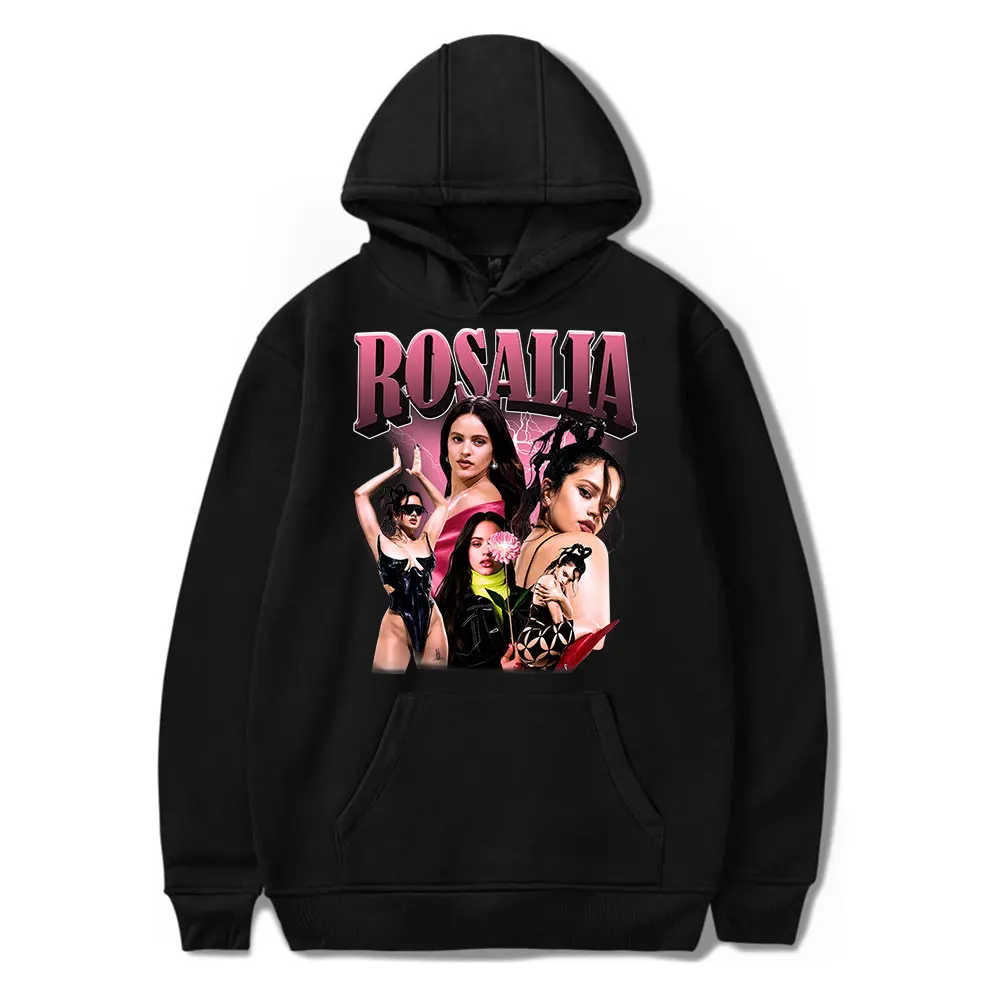 Rosalía Motomami Merch Rosalia Vintage 90s Hoodie Unisex Harajuku Hip-hop Streetwear Sweatshirt Spring and Autumn Fashion 