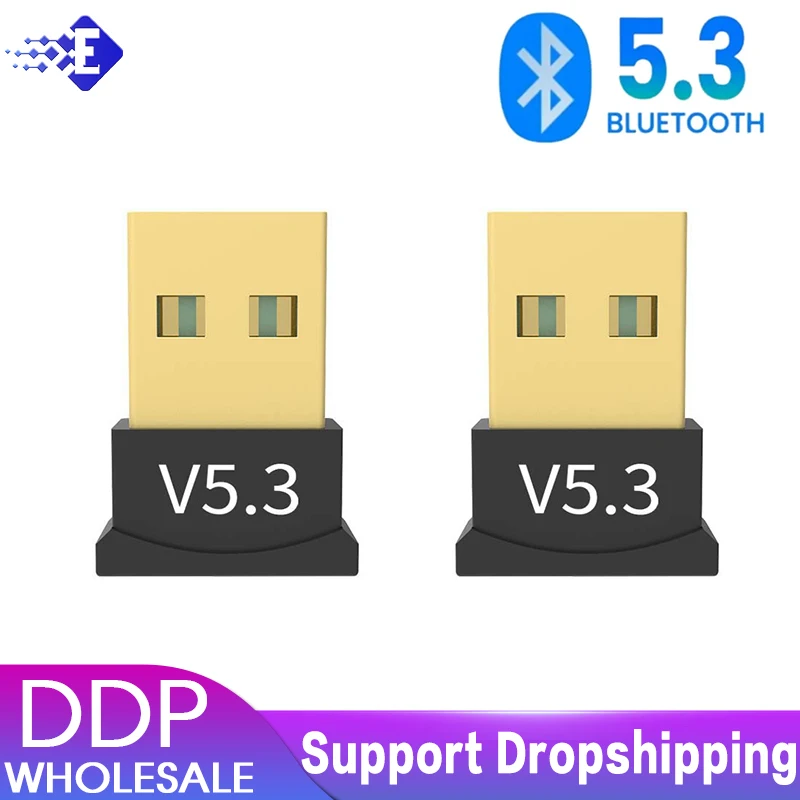 USB Bluetooth 5.1 adattatore ricevitore trasmettitore Bluetooth Audio Bluetooth 5.3 Dongle adattatore USB Wireless per Computer PC Laptop