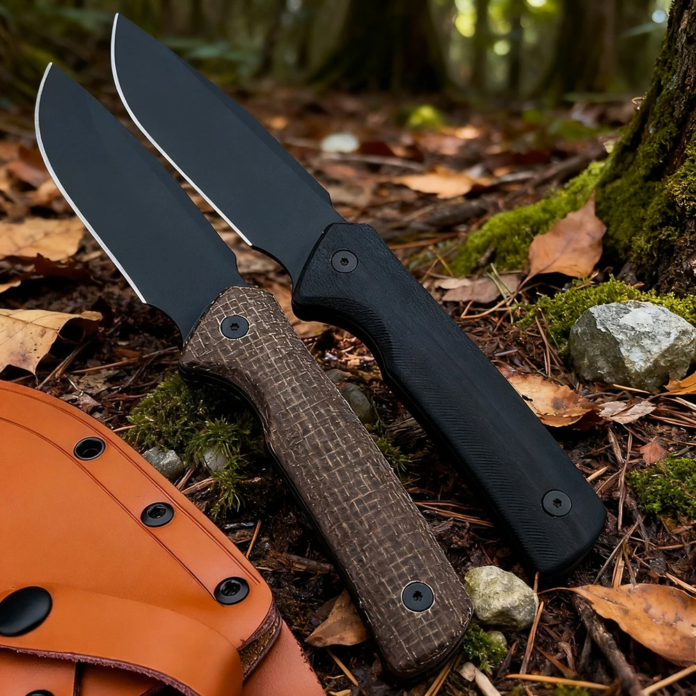 التكتيكية في الهواء الطلق سكين مستقيم EDC الصيد التخييم شواء سكّين متعدّد الاستخدامات المحمولة البرية مغامرة بقاء الإنقاذ أداة الجيب