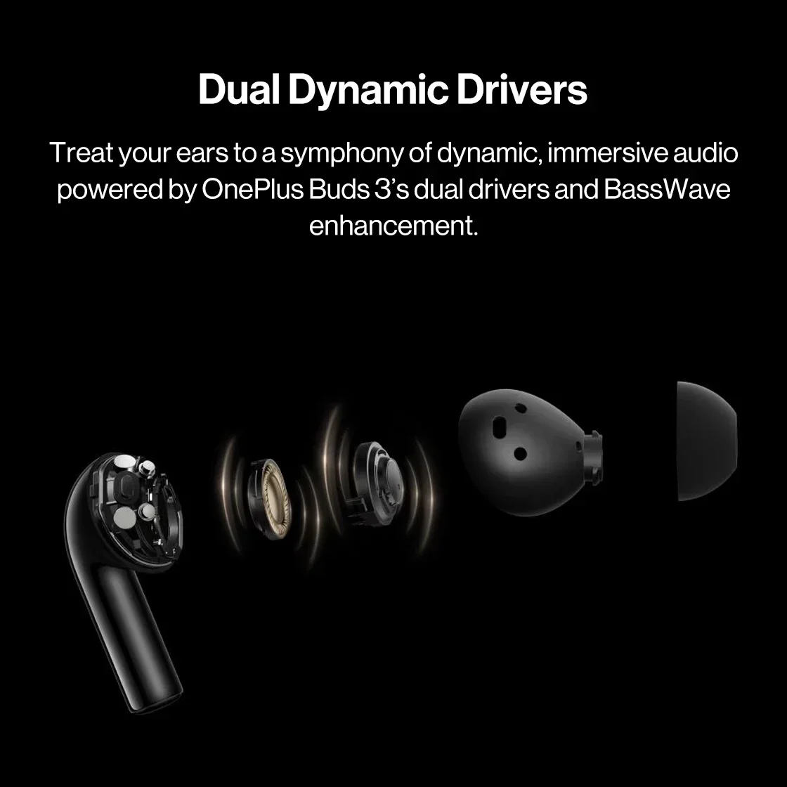 Versión Global OnePlus Buds 3 TWS Earphone 49dB Cancelación Activa de Ruido Bluetooth 5.3 True Wireless Headphone Earbuds