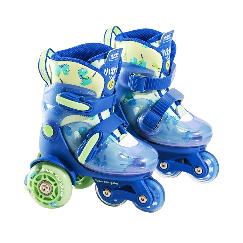 공장 직판 도매 어린이용 인라인 스케이트 신발 조절 가능한 사이즈 스케이트 신발