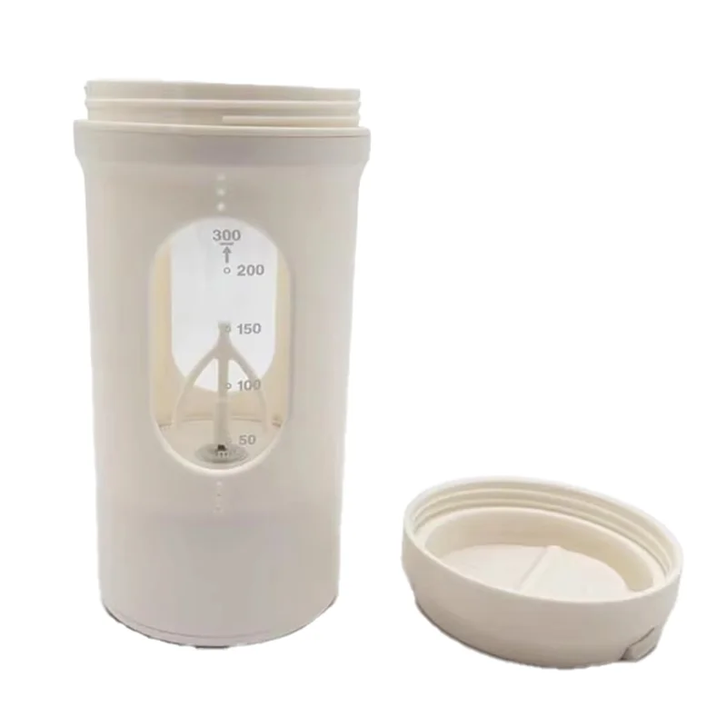 ALIM-Rechargeable USB Electric Protein Shake Bottle Portable Automatic Mixer For Whey Protein 600Ml Capacity - view 4