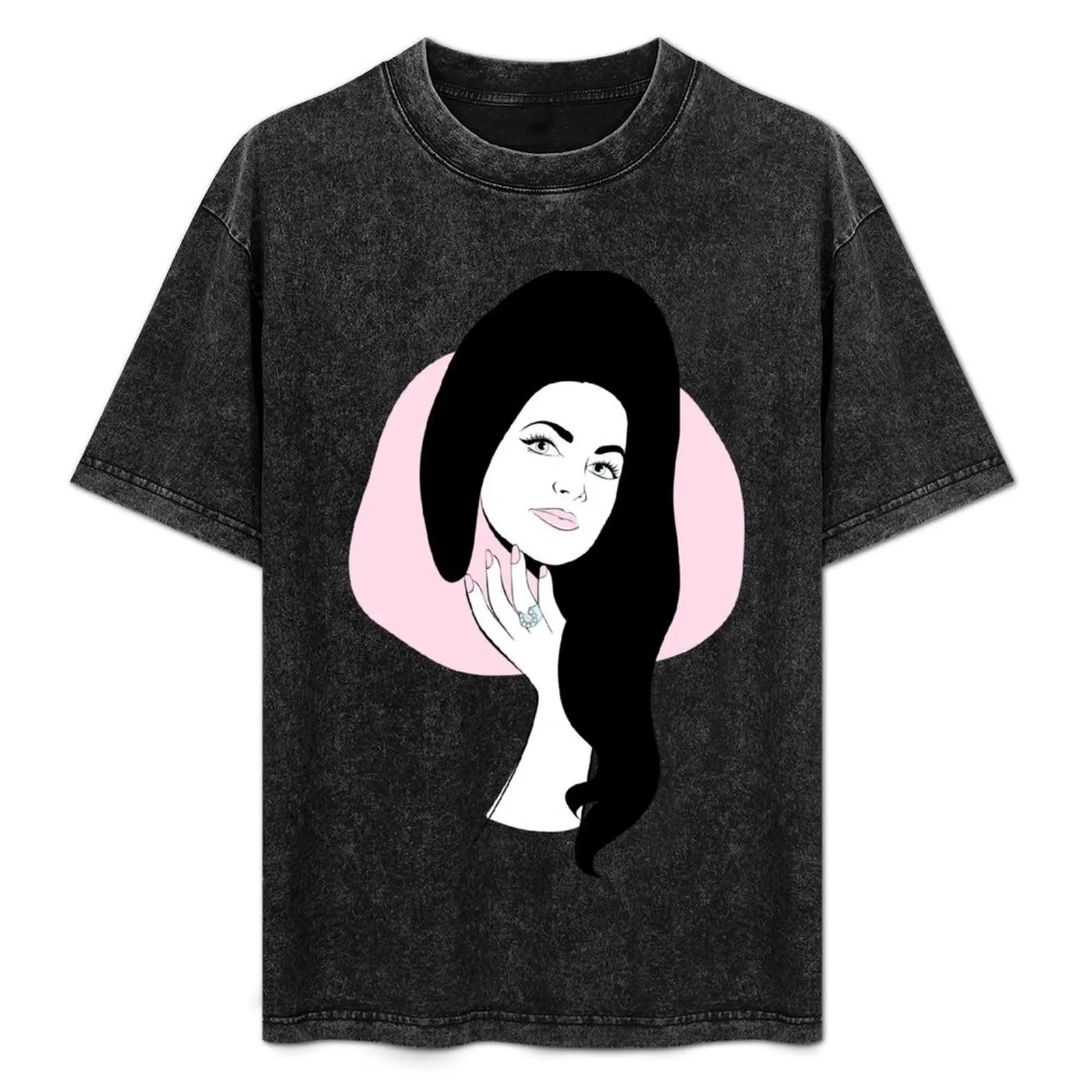

Priscilla Presley: Satnin T-Shirt Sporty Breathable Short Sleeve T-Shirt