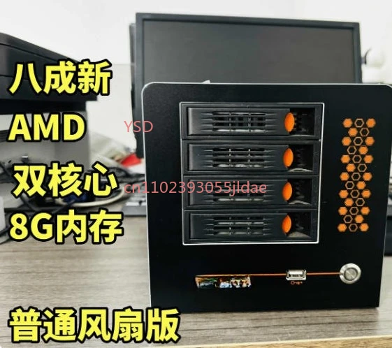 Model D Dual-Core Single Gigabit Network Storage - Ultra-Quiet Low-Power Cloud Storage 8GB RAM
