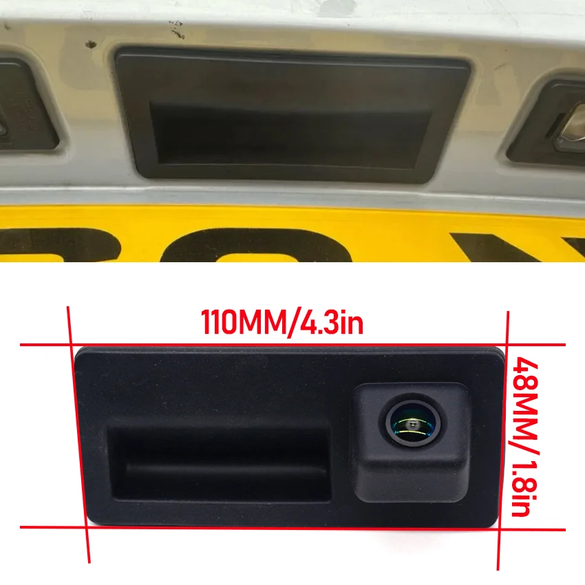Dynamic Trajectory Tracks Car Rear View Camera For Seat Alhambra 2010 2011 2012 2013 2014 Night Vision CCD Full HD Wide Angle