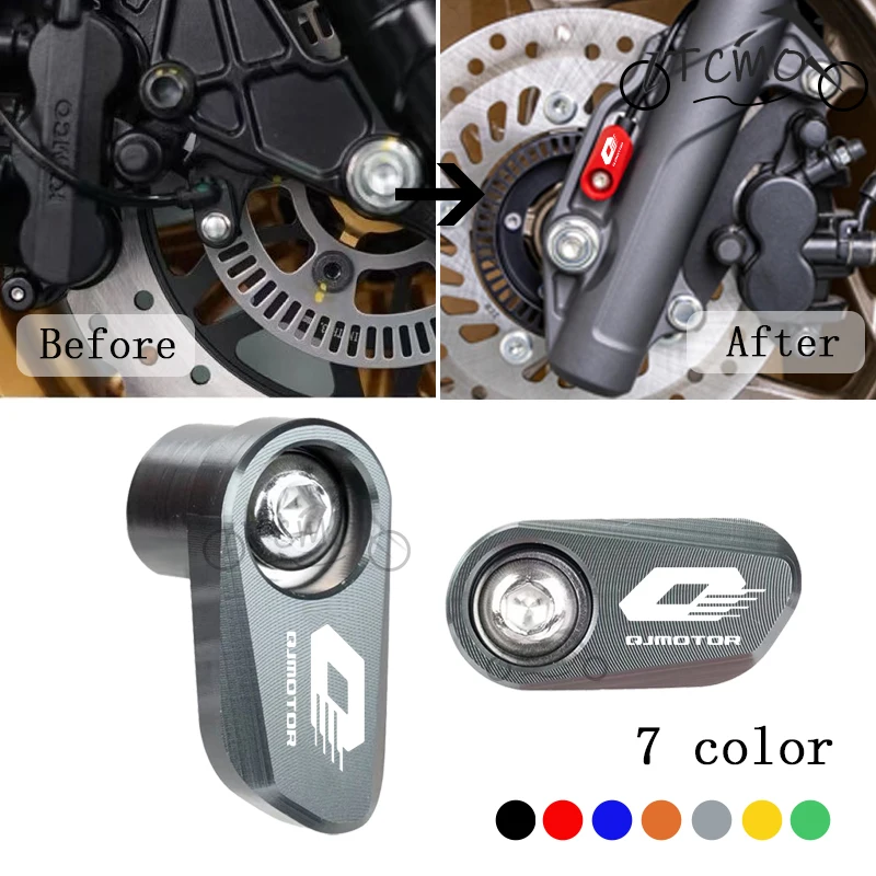 Protector de Sensor ABS para Rueda Trasera de Motocicleta CNC, Accesorios para QJMOTO QJ MOTO QJMOTOR SRT 800SX 800SRT SRT 800X