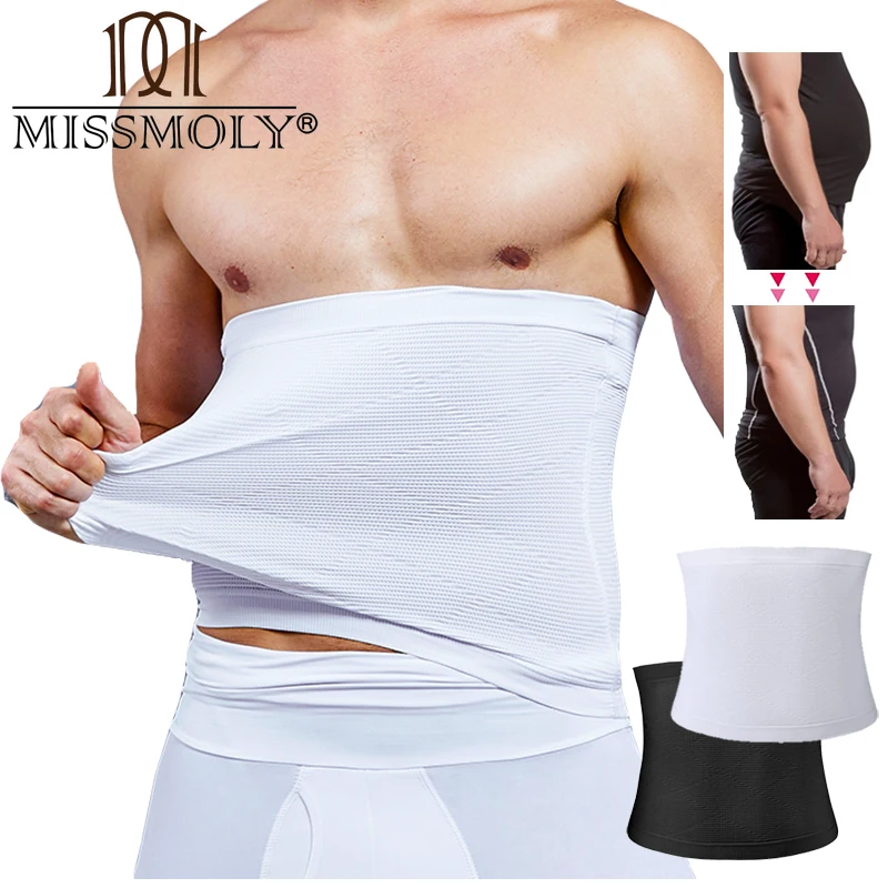 

Men Body Shaper Tummy Control Belt Shaping Band Shapewear Compression Girdle Belly Fat Slimming Workout Waist Trainer Shapers