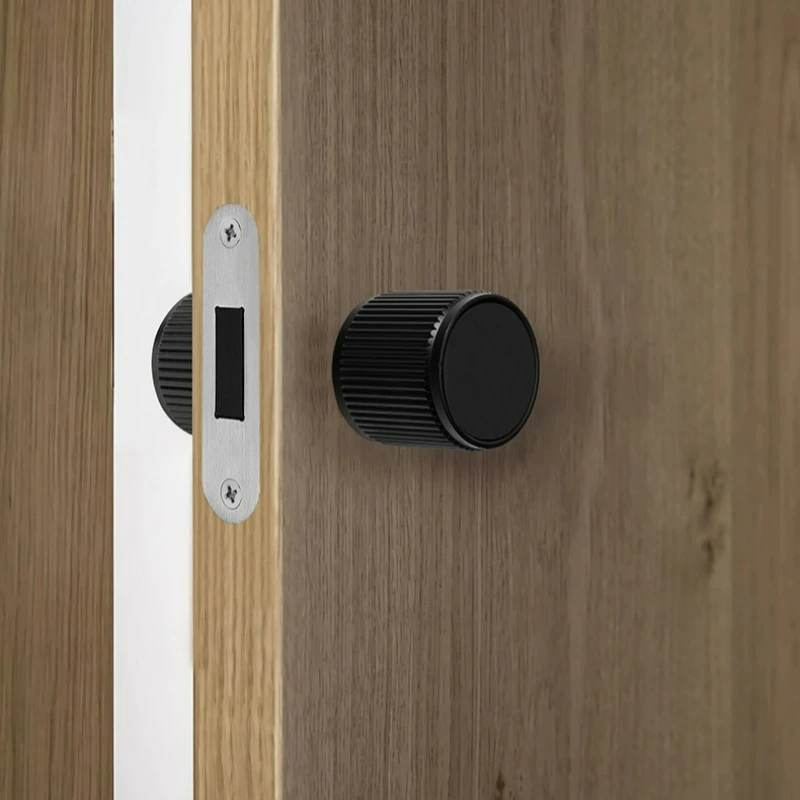 Extremely Simple Spherical Bedroom Door Lock, Indoor Room Wooden Door, Silent Household Universal Door Handle Lock