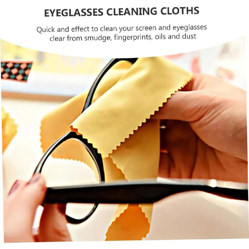 2 Pack Anti-Fog Microfiber Cleaning Cloth, Reusable Lens Wipe for Glasses, Screens, Phones, and Goggles, Dust and Oil Remover with 48-Hour Anti-Fog Effect