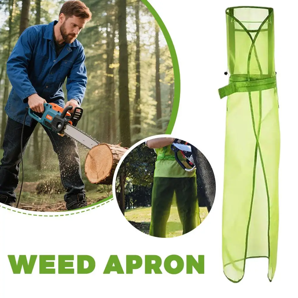 سلامة عمال المئزر التغطية الكاملة شبكة جزازة العشب المئزر واقية البستنة المئزر شبكة ل ساحة العمل التشذيب قص العشب #2