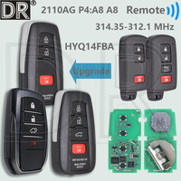 DR 281451-2110 AG 314.35-312.1 FSK 8A P4:A8 A8 Car Remote Key For Toyota Highlander Limited Kluger 4Runner Tundra Land Cruiser