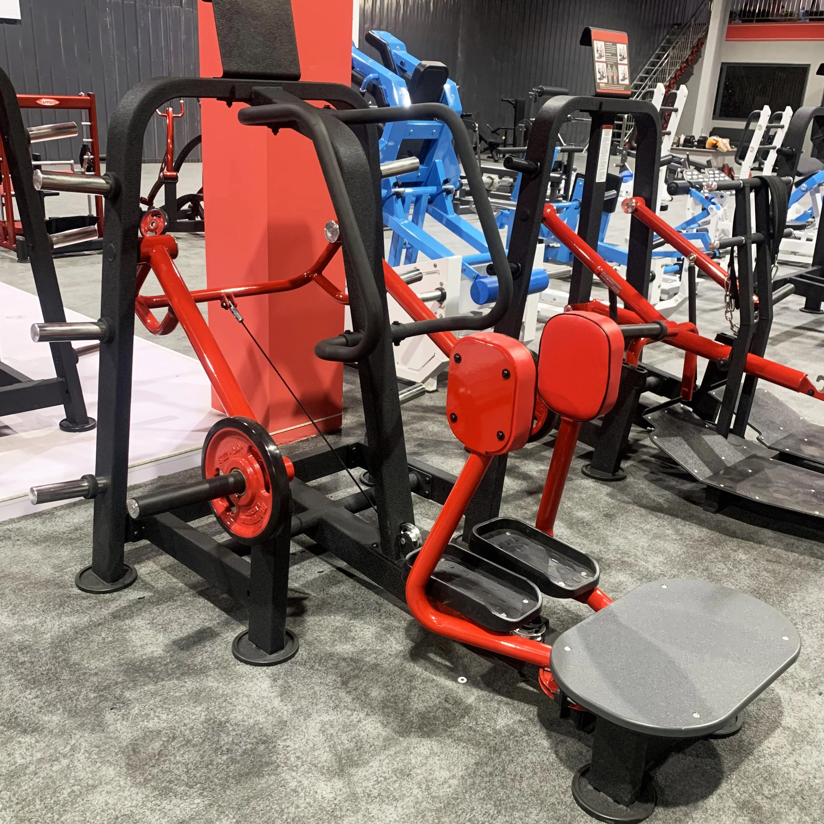 Latest Hot Selling Plate Loaded Commercial Leg Trainer Gym Fitness and Bodybuilding Equipment  Standing Abductor