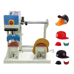 Machines for Automatic Hat Heat Press Machine Snapback Cp Machine Cap Provided 40 Pneumatic PLC Flatbed Printer Semi-automatic