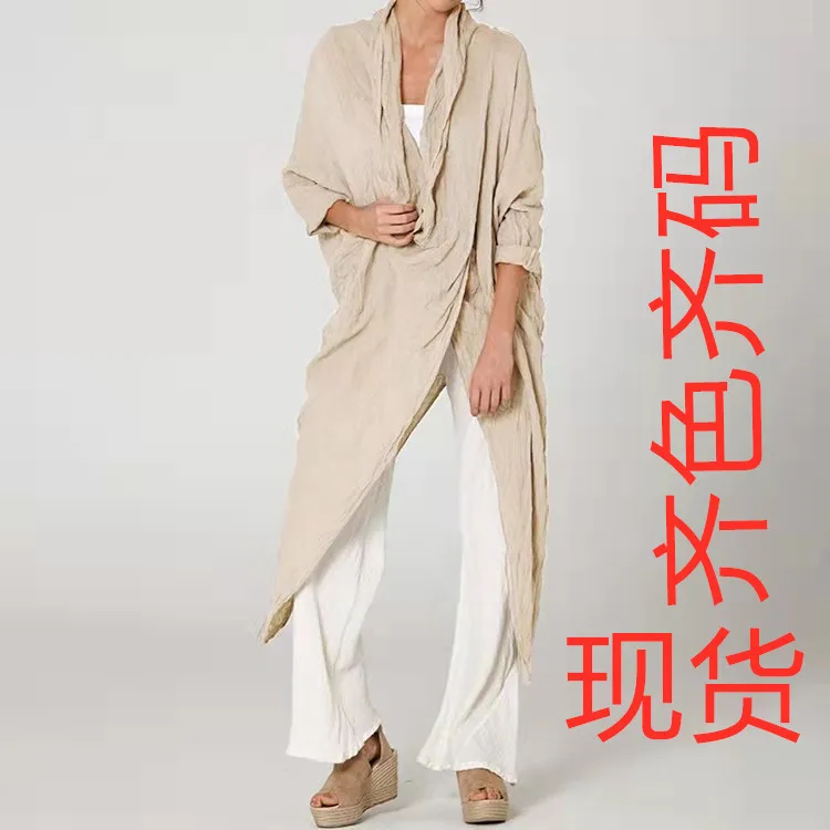 2023 Classic Women's Cotton Dress with Long Sleeves, Direct Sale from Manufacturer