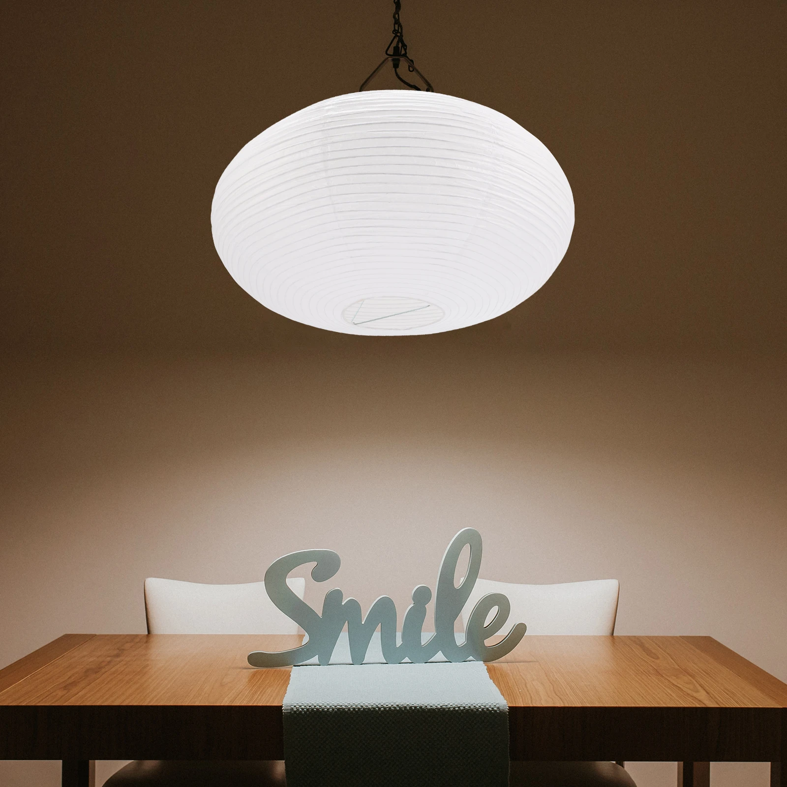 

White Paper Lamp Shade Dust Guard for Home Hotel Bedroom Study Library Small Light Ceiling Drum Hanging Lampshades Modern