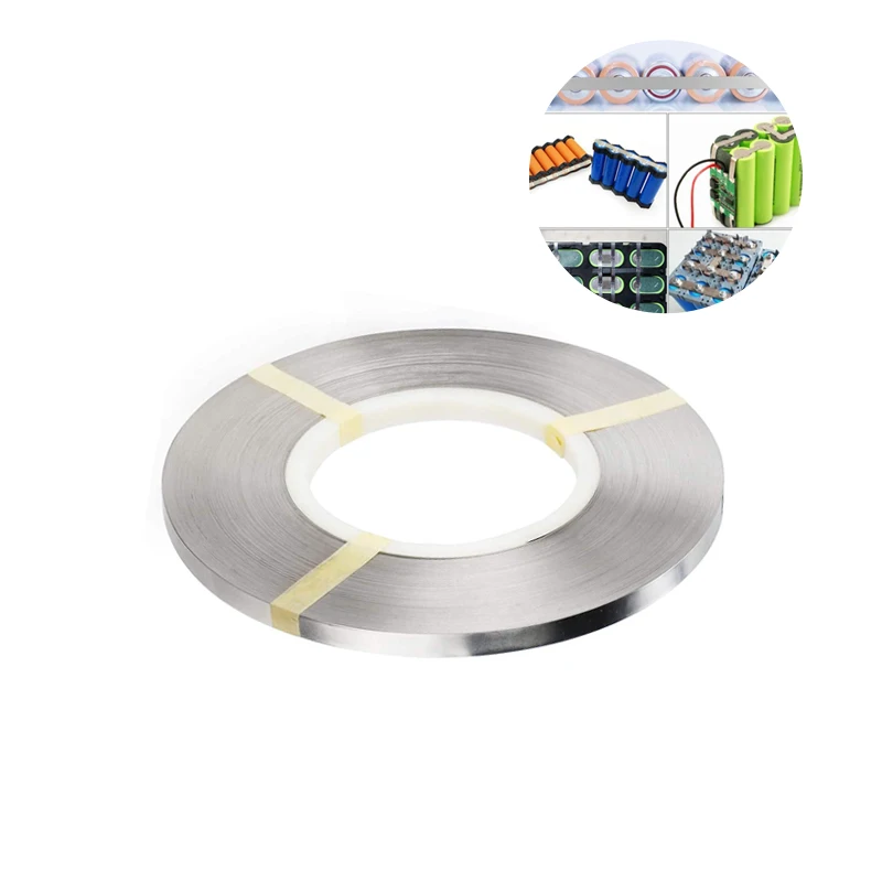 1KG/Roll Nickel Strip 0.1/0.12/0.15mm Nickel Plated Steel Strip For 18650 Lithium Battery Pack Welding Tape 0.2*6mm Nickel Belt